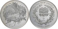 Papua-Neuguinea 5 Kina 100 Jahre Münzprägung von Papua-Neuguinea - Paradiesvogel -