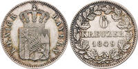 Bayern, Königreich 6 Kreuzer Maximilian II. Joseph (1848-1864) - Kursmünze (1848-1856) -