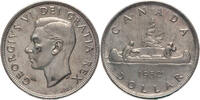 Kanada 1 Dollar George VI. (1936-1952) - Voyageur Kursmünze (1948-1952) -