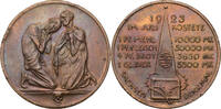 Deutschland, Sachsen Medaille Auf die Teuerung im Juli 1923 (von Hörnlein) -