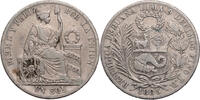 Peru 1 Sol Kursmünze (1864-1916) -