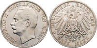 Kaiserreich, Baden 3 Mark 1912 G Friedrich II. (1907-1918) - Kursmünze (... 30,00 EUR Differenzbesteuert nach §25a UStG zzgl. 5,00 EUR Versand
