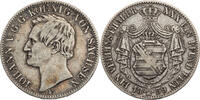 Sachsen, Albertinische Linie Taler Johann (1854-1873) - Kursmünze (1857-1859) -