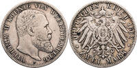 Kaiserreich, Württemberg 2 Mark Wilhelm II. (1891 bis 1918) - Kursmünze (1892-1914) -
