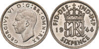 Grossbritannien Sixpence Georg VI. (1936-1952) -