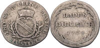 Baden-Durlach 2 1/2 Kreuzer Karl Friedrich (1738-1806) -
