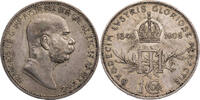 Österreich, Kaiserreich 1 Corona Franz Josef I. (1848-1916) - Anlässlich des 60. Regierungsjubiläum -
