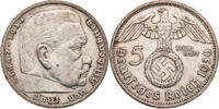 Drittes Reich 5 Reichsmark Hindenburg - Kursmünze (1936-1939) -