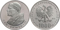Polen 1000 Zloty Auf den Besuch von Johannes Paul II. -