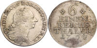 Preussen, Königreich 1/6 Taler Friedrich II. der Große (1740-1786) -