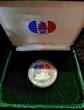 Dominicanische Republik 1 Peso 1989 Schiffsflotte von Columbus PP in Kapsel mit Original-Box