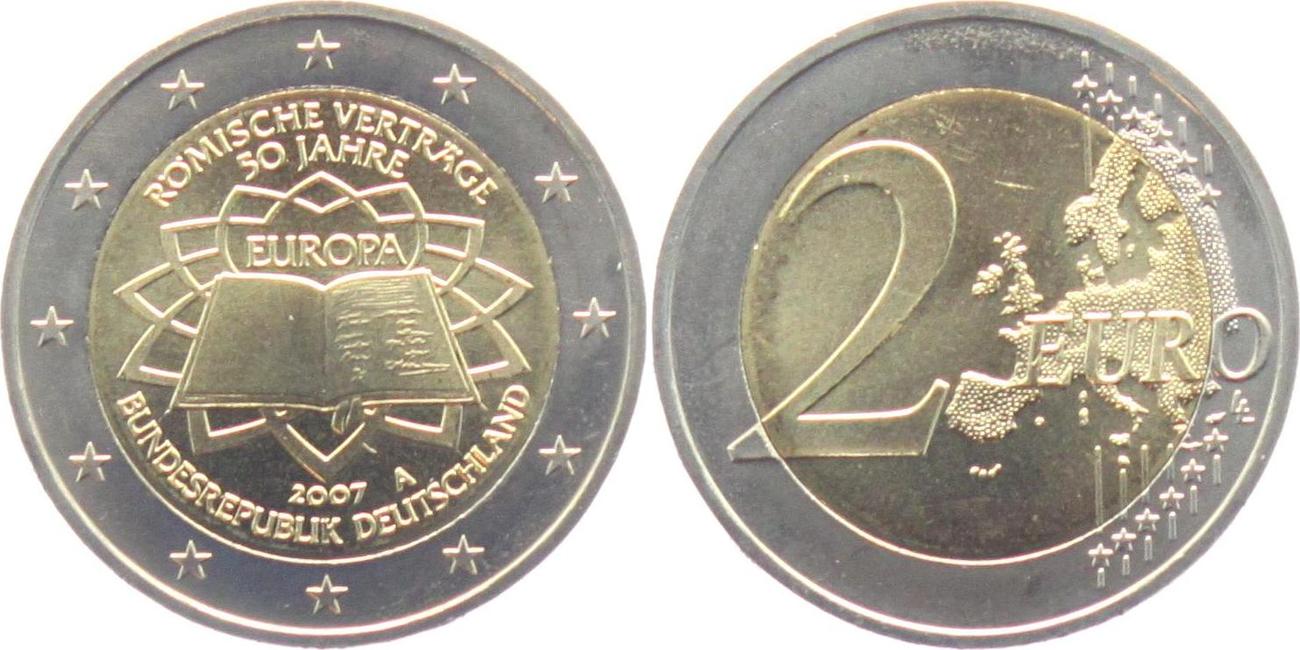 Römische Verträge 50 Jahre 2 Euro 2007