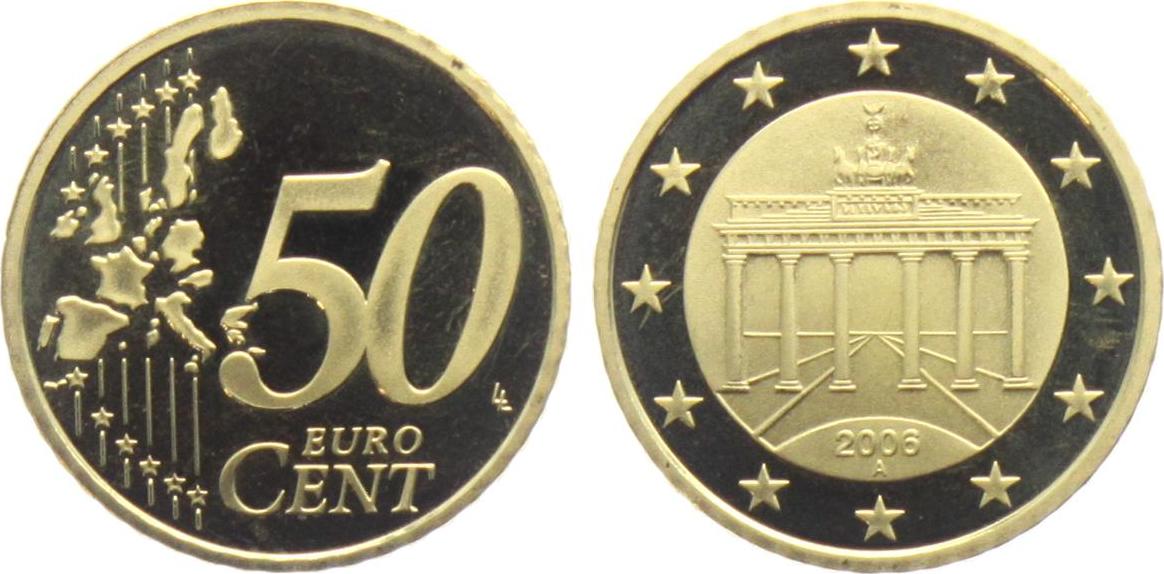 Deutschland BRD 2006 A 50 Cents PP
