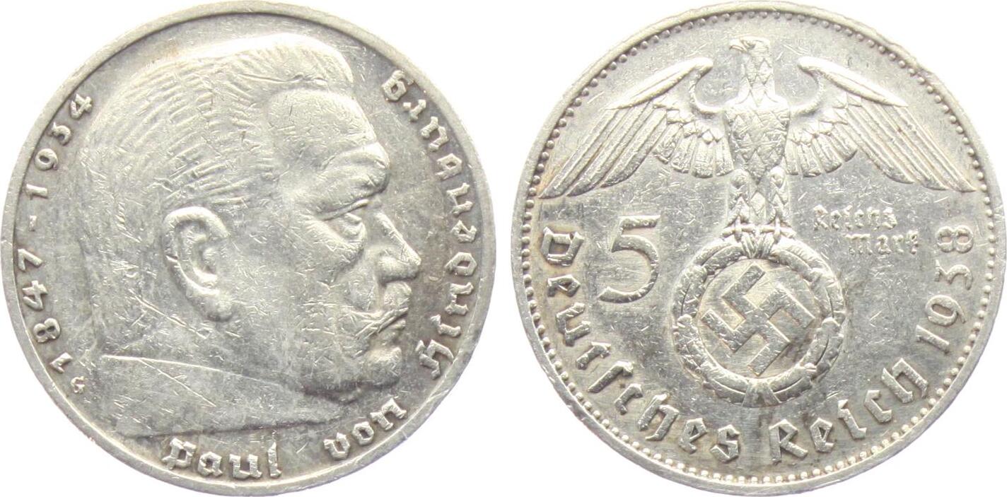 Was Sind 5 Reichsmark Wert Mit Hakenkreuz www.ma-shops.de