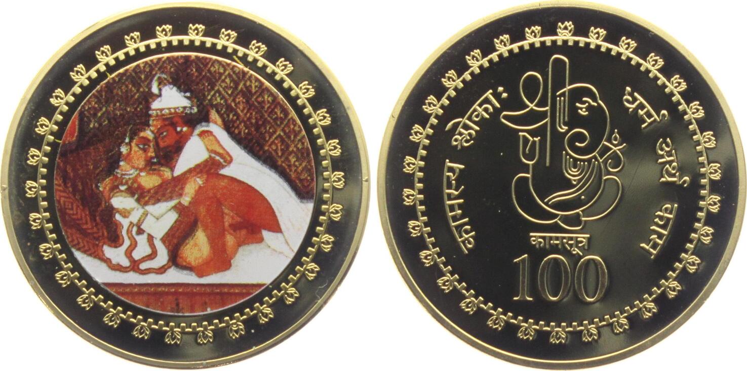 Medaille ohne Jahr Kamasutra - Erotik - farbig st - farbig | MA-Shops