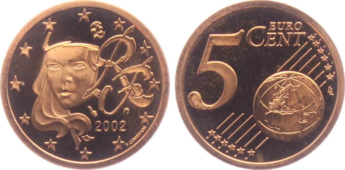 Fehlpragung 5 Cent 2002