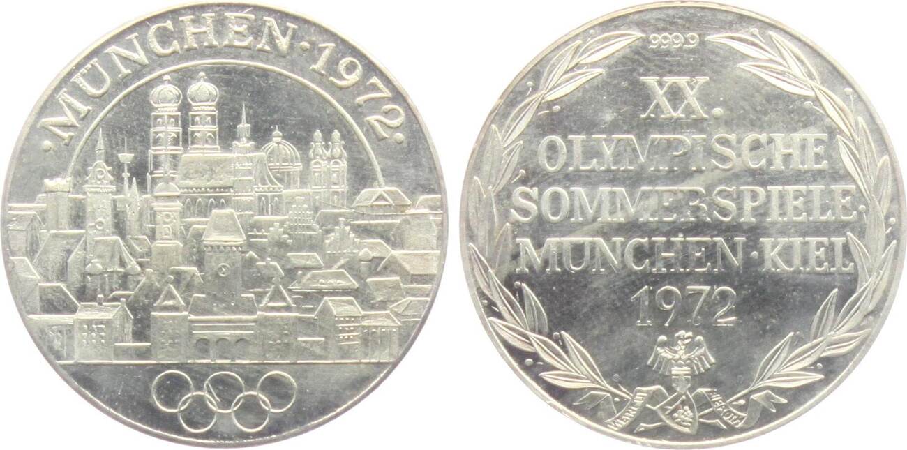 Olympische Spiele München 1972 Münze Silber Wert www.ma-shops.de