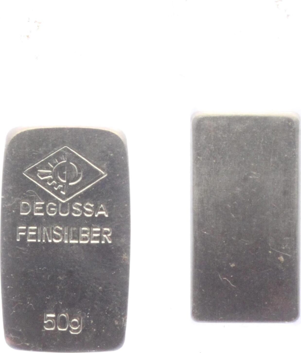 Deutschland - BRD Silberbarren 50 g ohne Jahr Degussa Silberbarren ...