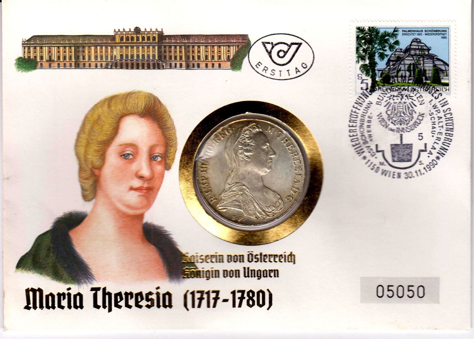 Österreich Maria Theresia-Taler 1990 Maria Theresia Taler von 1780 auf ...