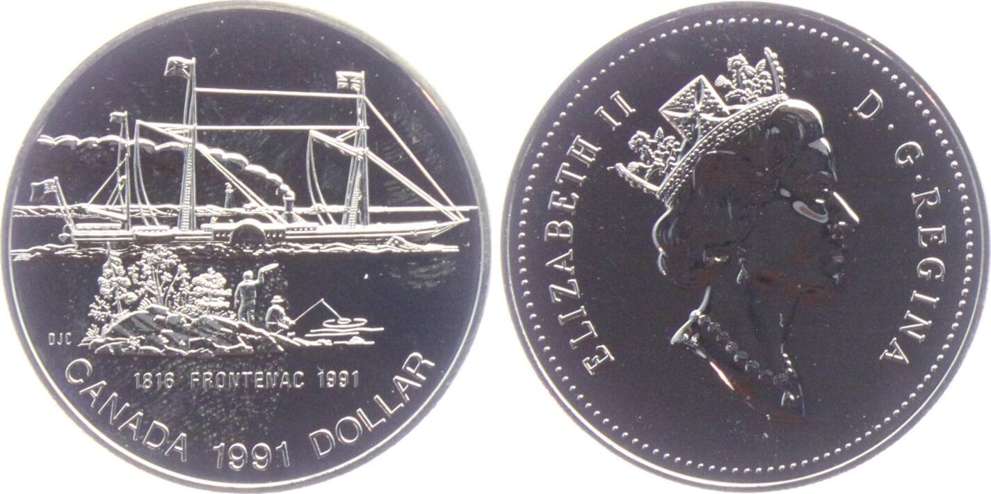 Kanada 1 Dollar 1991 Frontenac Dampfschiff PL Proof Like MA Shops kanada-1-dollar-1991-frontenac-dampfschiff-pl-proof-like-ma-shops