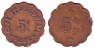 Frankreich 5 Ctm. 5 Ctm. Jeton - Cafe de la Comedie Toul