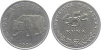 Kroatien 5 Kuna 1994 B&auml;r - Tiere ss 3,95 EUR  zzgl. 3,95 EUR Versand