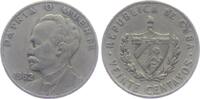 Kuba 20 Centavos 1962 Patria o Muerte ss - Kerbe 3,95 EUR  zzgl. 3,95 EUR Versand