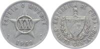 Kuba 20 Centavos 1969 XX im Stern ss 9,95 EUR  zzgl. 3,95 EUR Versand