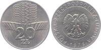 Polen 20 Zloty 1976 Getreidefeld vor Hochhaus f.st 4,95 EUR  zzgl. 3,95 EUR Versand