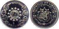 Liberia 5 Dollars 2004 Neue Vatican EURO M&uuml;nzen st in Kapsel 6,95 EUR  zzgl. 3,95 EUR Versand