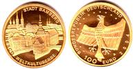 Deutschland 100 Euro 2004 G 1/2 Unze Goldmünze - Bamberg st mit Box + Echtheitszertifikat