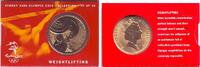 Australien 5 Dollar Gedenkmünze - Olympische Spiele 2000 in Sydney - Gewichtheben - Weightlifting -