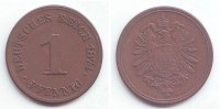 Kaiserreich 1 Pfennig 1 Pfennig kleiner Adler -