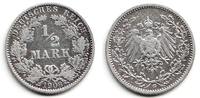 1/2 Mark 1908 G Kaiserreich 1/2 Mark vz