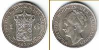 Niederlande 1 Gulden gekröntes Wappen - Wilhelmina -
