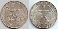 Weimarerer Republik 3 Mark Silbermünze - Waldeck