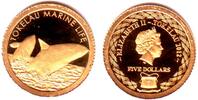 Tokelau 5 Dollar Orca - Wal - Meerestiere -