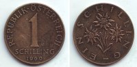 Österreich 1 Schilling 1 Schilling Kupfer/Aluminium -