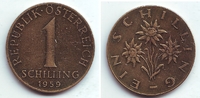 Österreich 1 Schilling 1 Schilling Kursmünze -