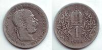 Österreich - Ungarn 1 Krone Franz Joseph I. (1848 - 1916) -