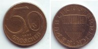 Österreich 50 Groschen 50 Groschen - 2. Republik -