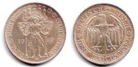 Weimarer Republik 3 Reichsmark 1000 Jahre Burg und Stadt Meissen