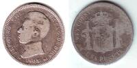 Spanien 1 Pesete Alfonso III. (1886 - 1931) -