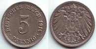 Kaiserreich 5 Pfennig 5 Pfennig großer Adler -