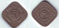 Niederlande 5 Cent Wilhelmina (1890 - 1948)