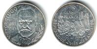 Frankreich 10 Francs 1985 100. Todestag von Victor Hugo st - Silber