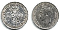 Großbritannien 2 Shilling 1939 George VI. (1936 - 1952) vz+