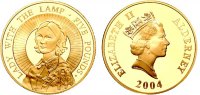 Alderney (Kanalinsel) 5 Pound Goldmünze - Lady with the Lamp Foto
