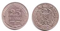 Kaiserreich 25 Pfennig 25 Pfennig -
