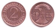 Weimarer Republik 2 Rentenpfennig 2 Rentenpfennig
